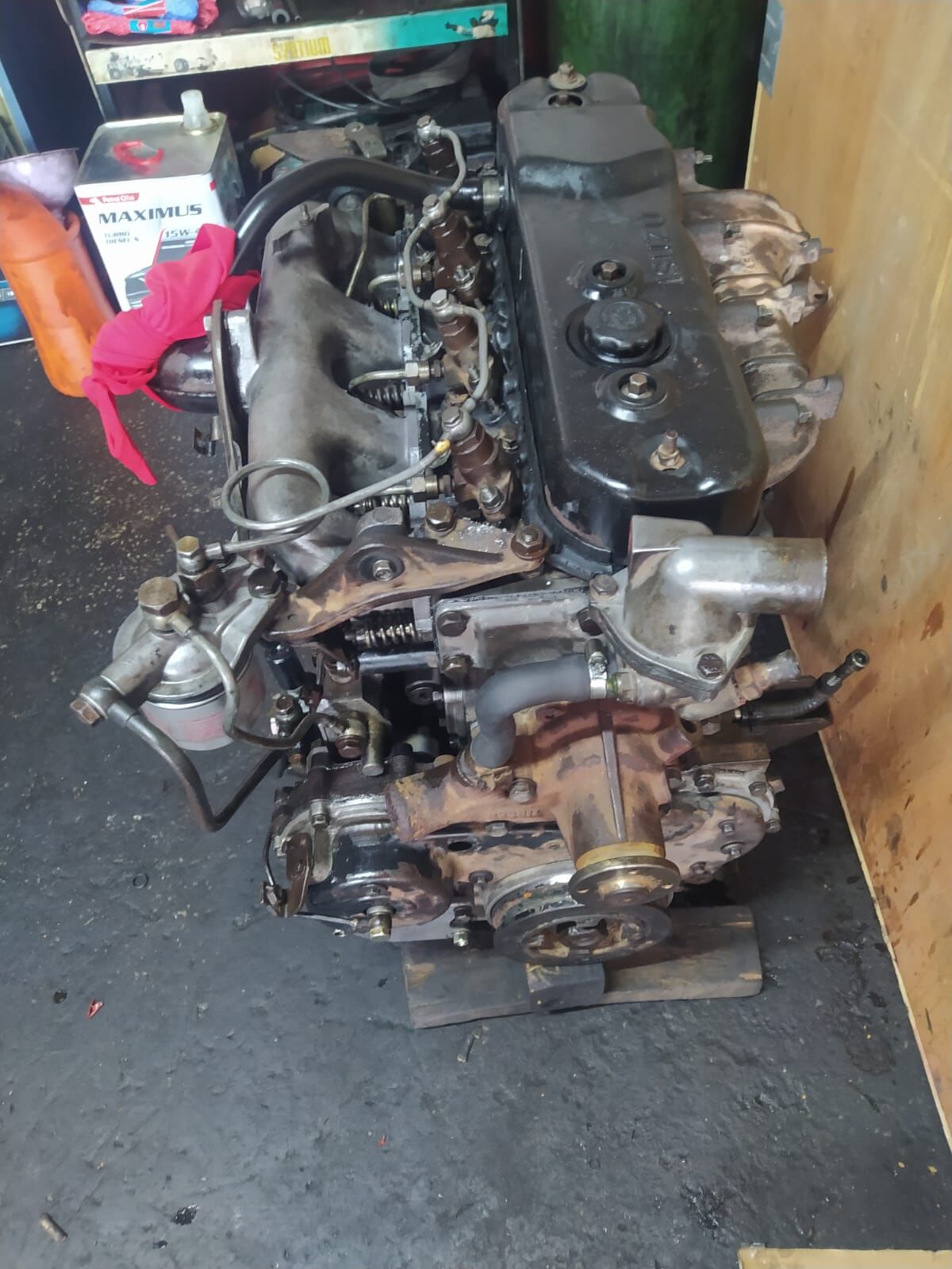 ISUZU REKTEFİYELİ MOTOR NPR59 NKR WİDE NPR 3.9 4BD1
