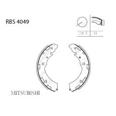 FREN BALATASI ARKA ISUZU D-MAX II 12= EURO 5 PABUÇLU 26694-YC000