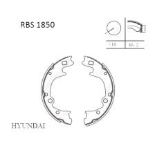 FREN BALATA ARKA H-100 KAMYONET 94-04 PABUÇ (OEM TİP) 58305-44A50