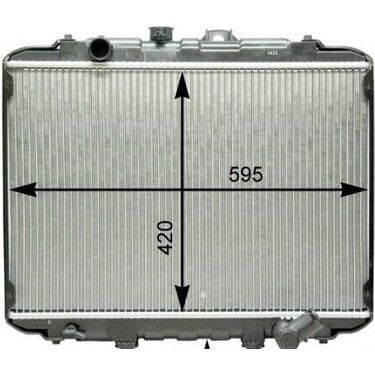 RADYATÖR SU H100 94-06 L300 MİNİBÜS BRAZING 25300-43820	HYUNDAİ - MİTSUBİSHİ