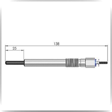 KIZDIRMA BUJİSİ (ISITMA) NPR-59 / NPR-66 NPR-71 ROYBUS URBAN NQR 4HF1 4HG1 4HE1 ISUZU 8941353773